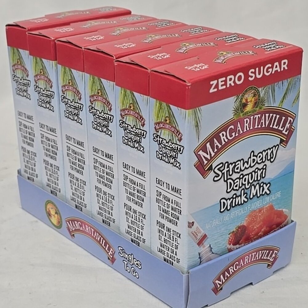Margaritaville Caribbean Fruit Punch Drink Mix Zero Sugar 6 Pack 36 Total Count